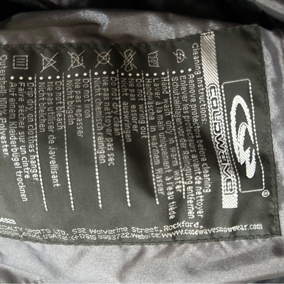 Cold Wave Snowmobile Ladies Jacket EUC zip out lining reflective material night - Picture 4 of 15